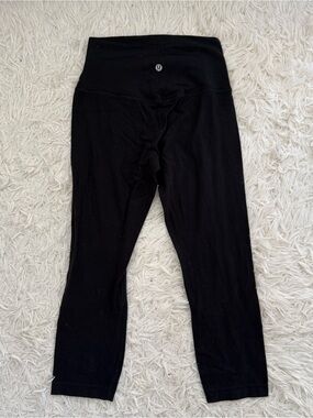 lululemon athletica Black align Leggings size 4 inseam 20”